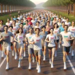 Running men and women